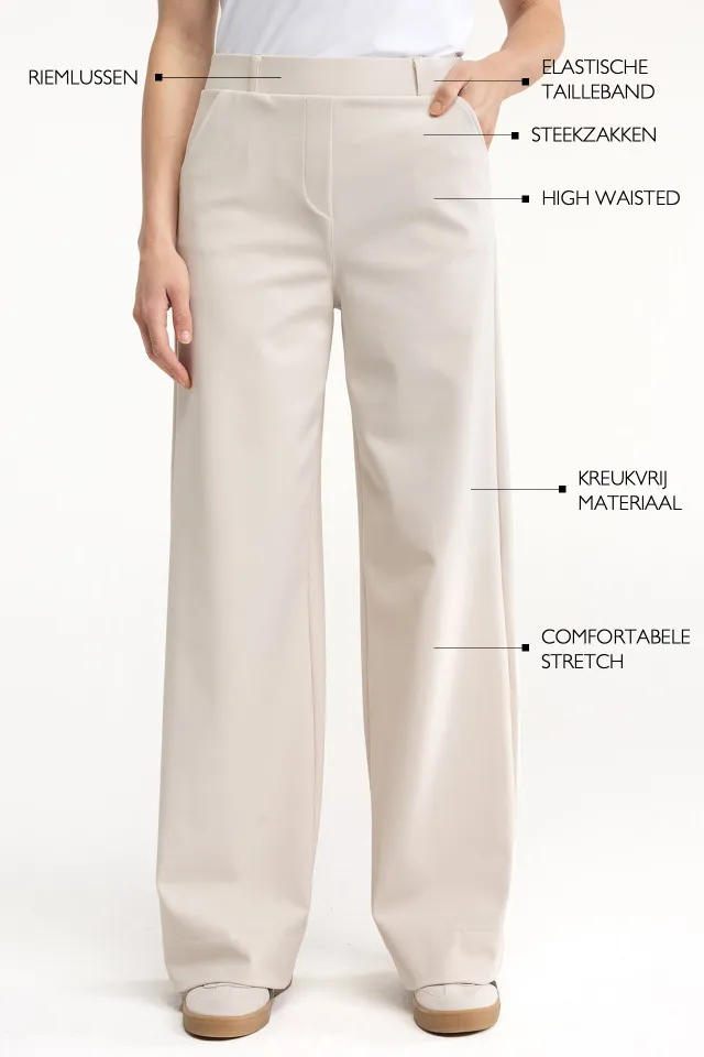 Seidensticker Broek - ecru/beige